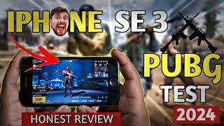 iPhone SE 3 PUBG Test in 2024 🔥 Detailed BGMi Test in Hindi⚡️FPS Heating Battery [upl. by Othilia34]