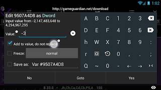 Option quotAdd to value do not replacequot  GameGuardian [upl. by Hsiwhem140]