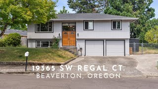 Just Listed  19365 SW Regal Ct Beaverton [upl. by Ecaj849]