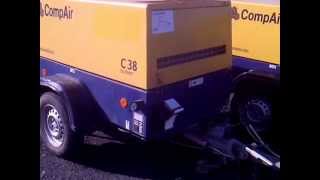 Nice CompAir C38 portable compressors  RTC Group [upl. by Etnoid994]