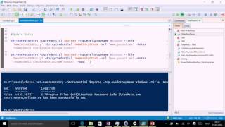 PowerShell and KeePass  A poor persons Credential Database Christian Lehrer [upl. by Adham]