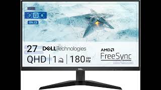 Review Dell G2725D Gaming Monitor  27inch QHD 180Hz [upl. by Papke]