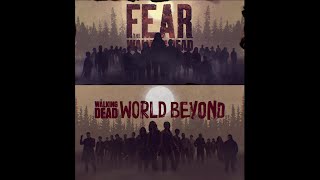 FTWD  TWD World Beyond  OfficialFan Made Intro Comparison 812  210 [upl. by Shirlene]