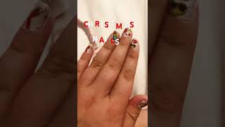 christmas nails nailstyle naildesign rate my Christmas nails out of 10 [upl. by Rickie]