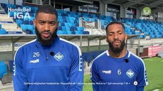 NordicBet Liga  Jafar Arias og Michael Chacón fra HB Køge [upl. by Adriel]