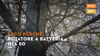 Potatore a batteria STIHL HTA 50 [upl. by Lizette]