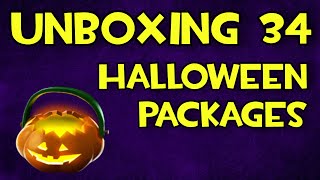 TF2 Unboxing 34 Halloween Packages  8 HW Transmutes 2021 [upl. by Bonine330]