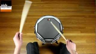 Flam Accent  Drum Rudiment Lesson [upl. by Nishi]