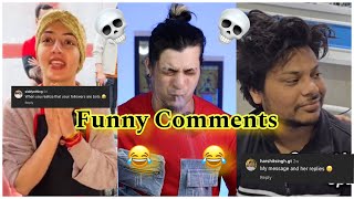 Non Stop Funny Instagram Comments  Ankur khan [upl. by Wahlstrom810]