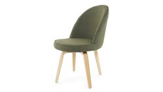 Futon Company  Pirouette Upholstered Chair Heritage Green [upl. by Mott863]