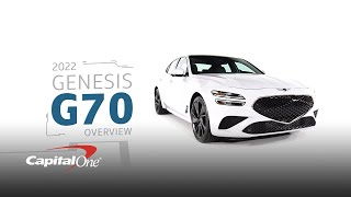 2022 Genesis G70 Overview  Capital One Auto Navigator [upl. by Ralyat40]