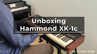 Hammond XK1c Unboxing amp Assembly  Digitalpianocom [upl. by Einner76]