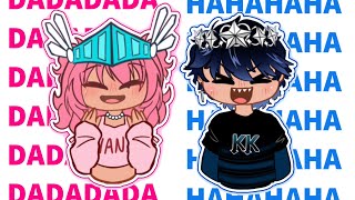 DADADA 🩷 HAHAHA 💙  Kyle and Vani  Gacha Roblox Skit [upl. by Gus470]