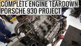 Complete Engine Teardown  Porsche 930 Project  EP02 [upl. by Minda]