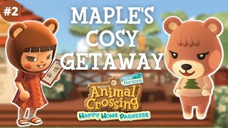 a cosy home for a cosy bear MAPLE  ACNH happy home paradise [upl. by Sandstrom801]