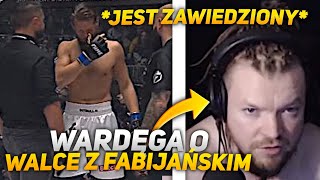 WARDĘGA O WALCE Z FABIJAŃSKIM NA FAME MMA analiza walki [upl. by Aisauqal]