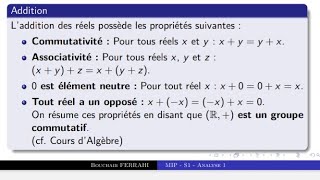 Analyse 1 S1 mip partie 2 [upl. by Aihc]