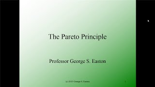 The Pareto Principle in Six Sigma [upl. by Nauqas417]