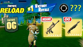 INSANE GUNS OG Fortnite Reload  High Kill Gameplay  Keyboard amp Mouse fortnite gaming [upl. by Odilo]