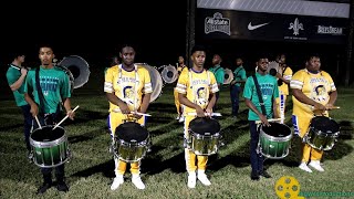 Livingston Collegiate Academy Drum Section Combined with Sophie B Wright Drum Section 2024 [upl. by Idnak]