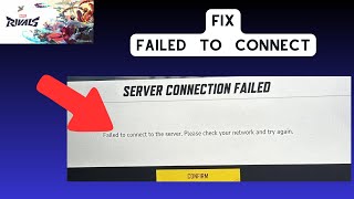 How to Fix Failed to Connect to the Server in Marvel Rivals [upl. by Sanburn955]