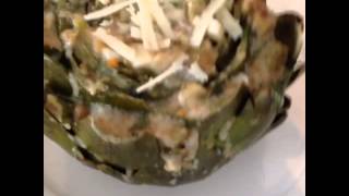 Recipe Italian Stuffed Artichoke HowTo [upl. by Kimberlyn]