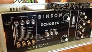 Binson Echorec PE 603T Guitar Demo [upl. by Dnalro767]