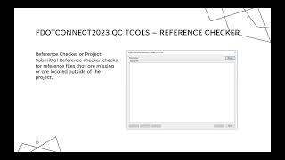 FDOTConnect2023 CADD Compliance Delivery Checklist Tools [upl. by Garvey159]