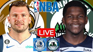 LIVE DALLAS MAVERICKS vs MINNESOTA TIMBERWOLVES  NBA  PLAY BY PLAY  SCOREBOARD [upl. by Maurey]