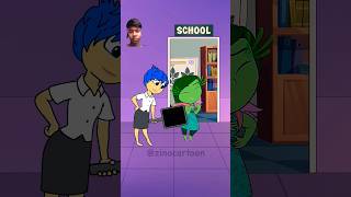 Joy decides who gets into class  Inside Out 2 shortsfeed sminecraft short [upl. by Eimmas780]