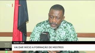 ISCED UÍGE  Vai dar início a formação de mestres [upl. by Rundgren]