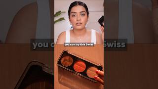 Powder Blush Contour amp Highlight with 1 PALETTE  Swiss Beauty CheekABoo Review shorts [upl. by Etnoek]