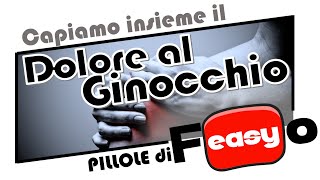 Dolore al Ginocchio Cosè e Come Nasce la Gonalgia  Feasyo Pillole [upl. by Edurtreg]