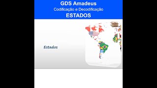 GDS Amadeus Codificação e Decodificação  Estados shorts [upl. by Attoynek]