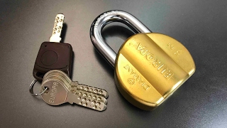 419 quotUnpickablequot Europa Diamant 14 Pin Padlock Picked [upl. by Brote]