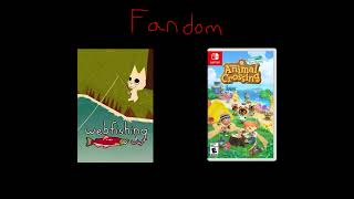 WEBFISHING vs Animal Crossing [upl. by Mitman]