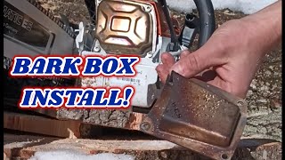 How To Install A Bark Box On Your Chainsaw [upl. by Haela]