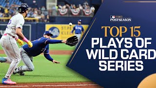 Top Plays of the 2023 Wild Card Series CLUTCH home runs amp JAWDROPPING plays [upl. by Laikeze]