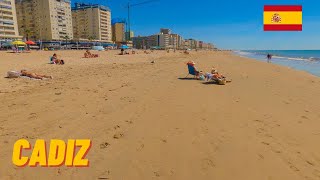 CADIZ PLAYA DE LA VICTORIA BEACH SPAIN I 4K60FPS [upl. by Carola]