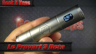 First look du Provari 3 de Provape [upl. by Repinuj]