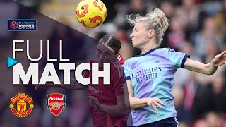 Full Match Manchester United v Arsenal  Barclays WSL 202425 [upl. by Airotna762]