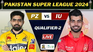 ISLAMABAD UNITEDS vs PESHAWAR ZALMI PSL 9 ELIMINATOR MATCH LIVE  PZ vs IU LIVE COMMENTARY  PZ 4 ov [upl. by Elston35]