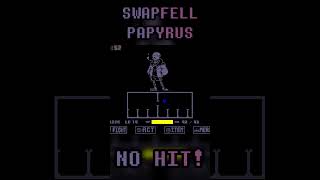 Swapfell Papyrus Phase 1 No Hit undertale undertaleau swapfell papyrus nohit nohitter [upl. by Sackman203]