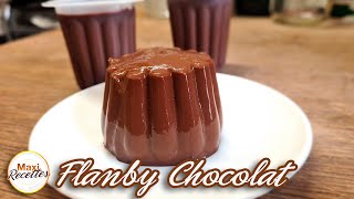 Flanby au Chocolat Maison Recette Facile et Rapide 5mn [upl. by Quincy151]