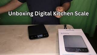 Unboxing Etekcity Food Scale A 22lb Capacity [upl. by Seamus]