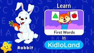 LEARN NEW WORDS in KIDLOLAND⭐️  Flash cards for kids  Educational app [upl. by Pelligrini277]