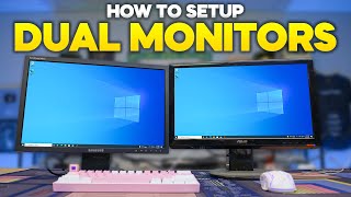 How To Setup Dual Monitors  2024 [upl. by Mayworm]