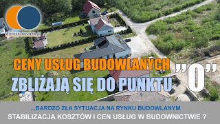 Wiadomości Budowlane Maj 2023 3 Zmiany ceny usług budowlanych zbliżają się do punktu zero [upl. by Autry]