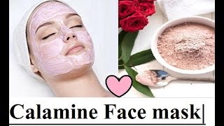 Calamine Face mask Remove Tan BlemishesAcne Acne Marks get glowing skin [upl. by Padraic]