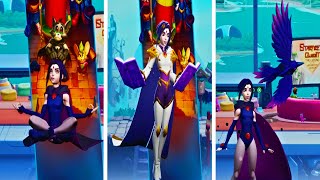 MultiVersus  All Raven WinLose Outro Animations 4K Season 4 [upl. by Zedecrem]